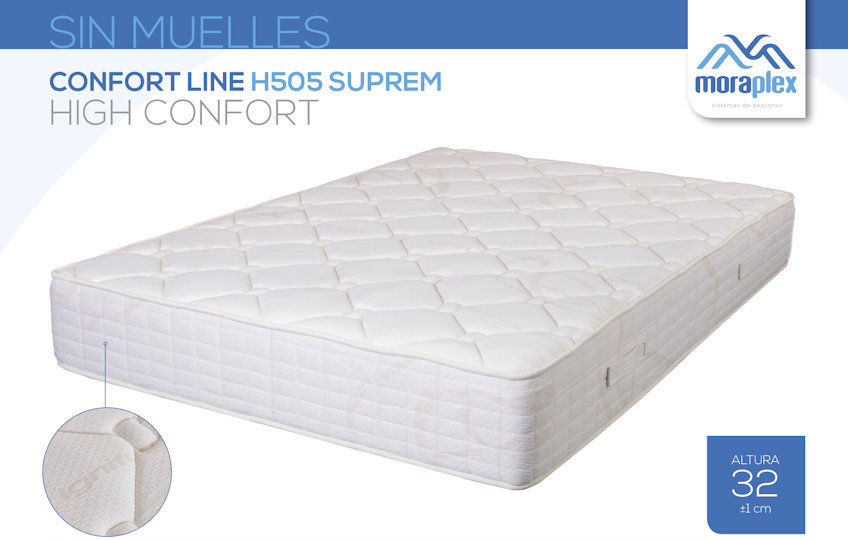 Colchón sin muelles Moraplex Confort Line H505 Suprem